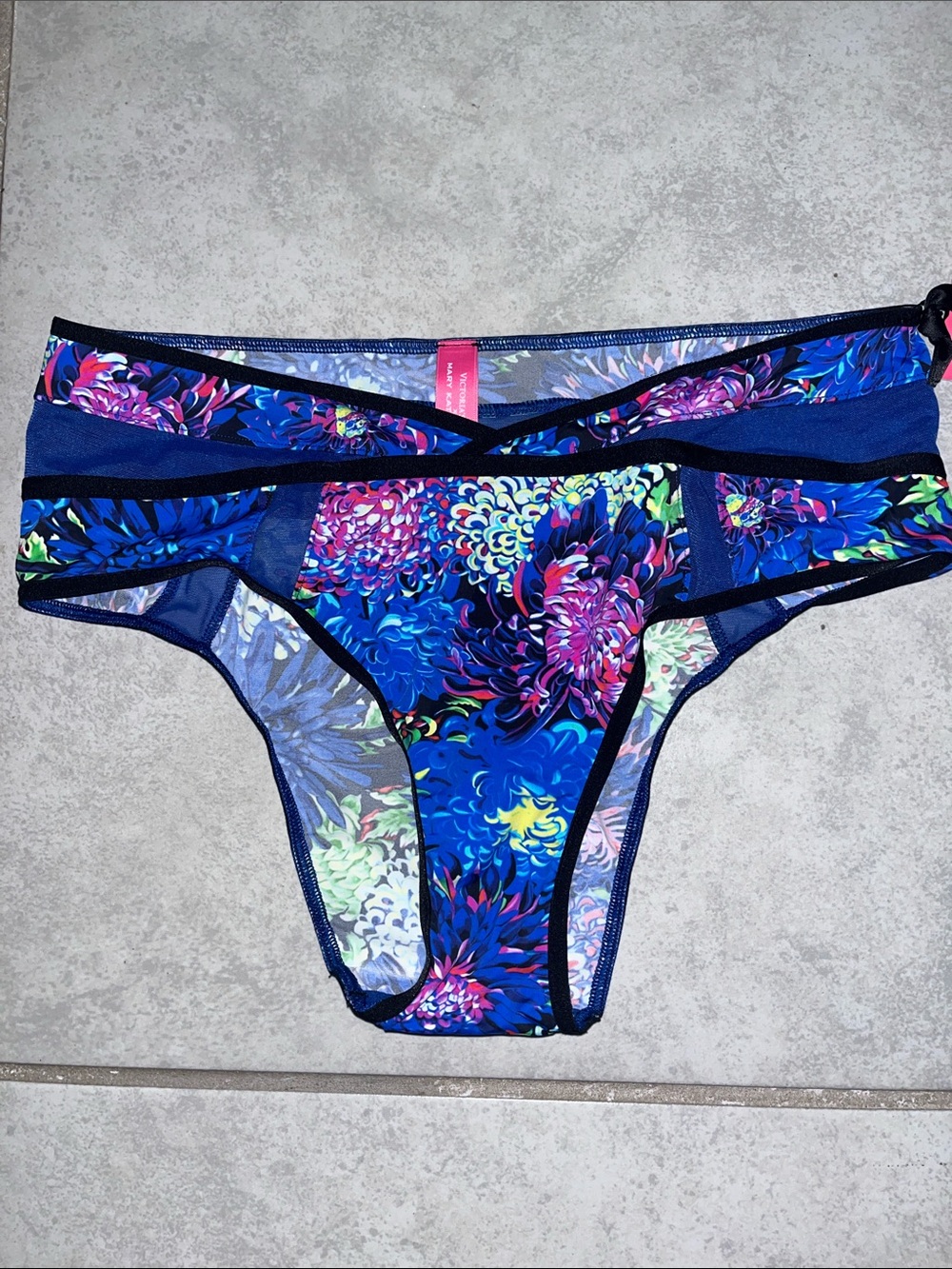 Mary Katrantzou Victoria’s Secret Panties Small blue bikini Limited edition 2018